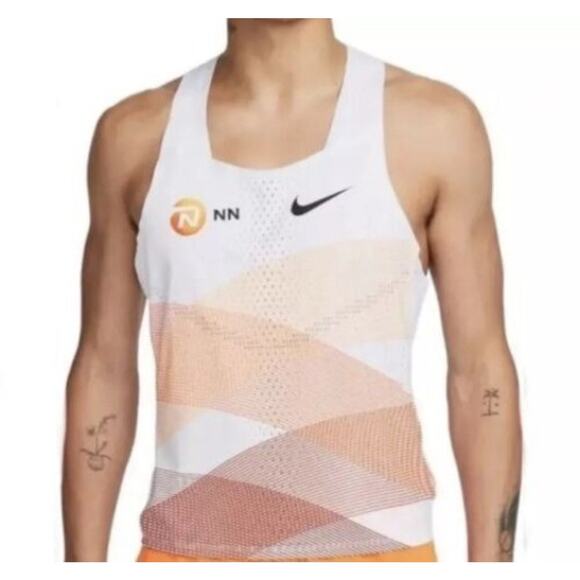 Nike Aeroswift NN 2023 Kipchoge Running Singlet DV7714-100 mens XL - Picture 1 of 3